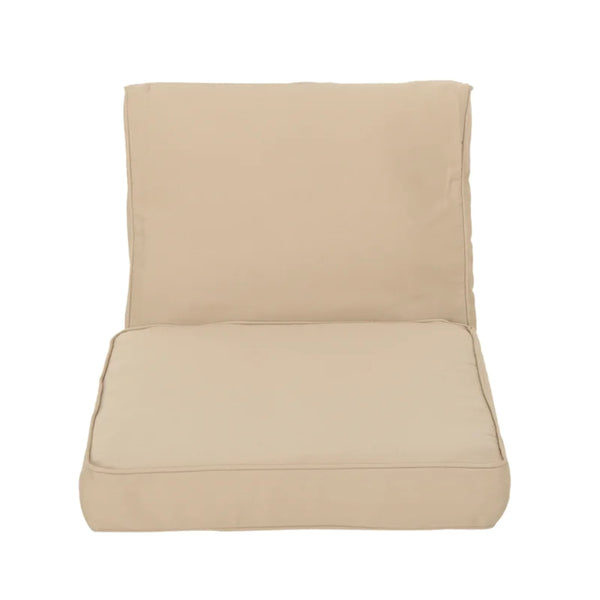 English Elm Christopher Knight Home® - Honolulu Club Chair Cushion Set – Tan Outdoor Back & Seat Cushions For Ultimate Comfort & Style N775P270243A