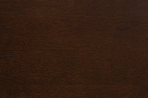 English Elm Modern Round 5pc Dining Set with Curved Legs and Lower Shelf — Seats Four, Stylish Durable Design Espresso 46 L x 64 W x 7 H B011S01789