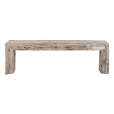 Kanor Whitewash Bench