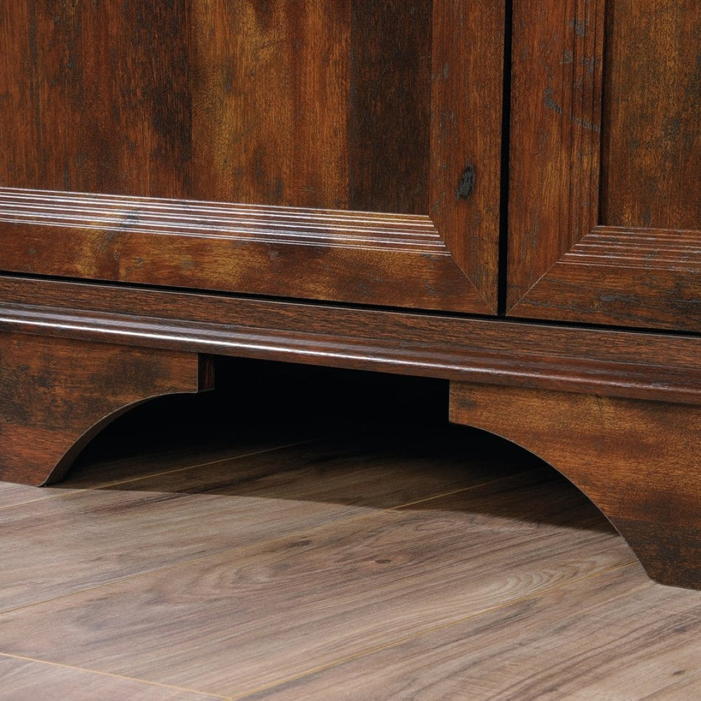English Elm Storage Cabinet - Versatile Brown Finish With Adjustable Shelves For Stylish Organization In Any Room B356P402803-GIGA