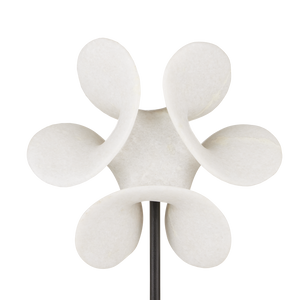 Helice Marble Ring - Stunning Handcrafted Sculpture with Dynamic Propeller Shape for Elegant Spaces