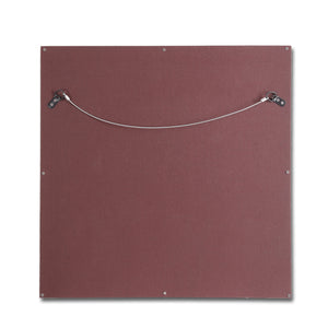 English Elm Christopher Knight Home® - Wall Black Mirror Handcrafted Leather Frame with Gold Embossing — Boho Tempered Glass Accent (27") 68949.00