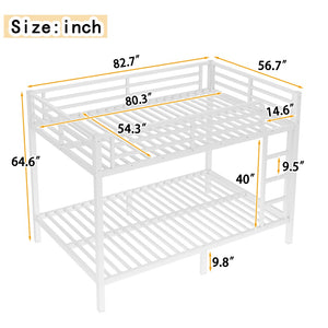 English Elm Twin Xl Solid Pine Loft Bed with Built-in Led Lighting and Storage Shelves W1580S00415