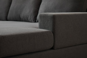 English Elm Large Modular L Shaped Sectional Sofa with Plush Cushions for Contemporary Living Rooms B2730S00053