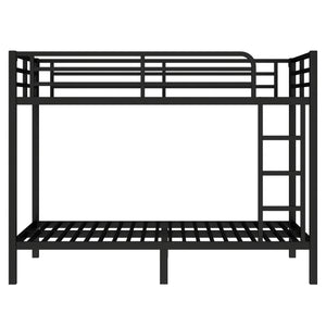 English Elm Metal Full Xl Over Full Xl Bunk Bed – Durable, Space-Saving Design For Teens & Adults, Noise-Free Sleep W1580S00202