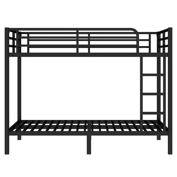 English Elm Metal Full Xl Over Full Xl Bunk Bed – Durable, Space-Saving Design For Teens & Adults, Noise-Free Sleep W1580S00202