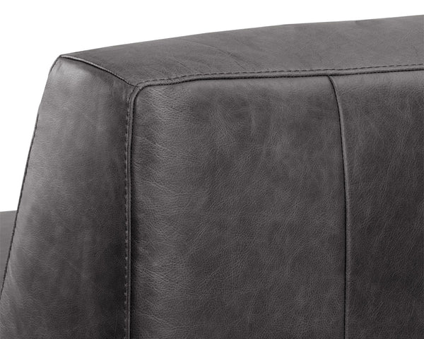 Sunpan Watson Modular Sectional - Stylish and Comfortable Leather Seating for Creative Living Spaces Armless Chair - 35.5W x 40.25D x 28.5H