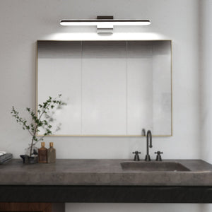 English Elm Modern Led Bathroom Vanity Light Fixtures - Dimmable Chrome Wall Sconces For Elegant Illumination W2312P374947