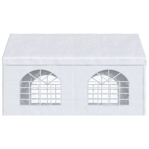 English Elm Heavy Duty Steel Frame Outdoor Gazebo Tent with Removable Sidewalls for Events T3971S00255