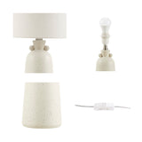 INK+IVY Alarid Casual 16" Ceramic Table Lamp II153-0156 Cream