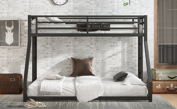 English Elm Twin Xl Solid Pine Loft Bed with Built-in Led Lighting and Storage Shelves W1580S00416