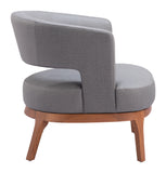 Penryn Accent Chair Slate Gray 110112 Zuo Modern