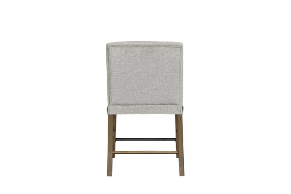 English Elm Upholstered Chair with Hickory Veneer Cashew Finish, Polyester Fabric Comfort, Stylish Backrest Almond 35.5 L x 26.25 W x 29 H B2699P383852