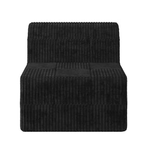 English Elm L Shape Modular Sectional Sofa - Stylish & Space-Saving Sleeper Couch With Comfy Corduroy Fabric W487S00255