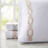 Croscill Signature Hem Glam/Luxury 300TC Cotton Pillowcases CCS20-020 Grey