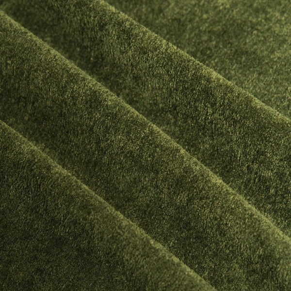 English Elm Lounge Accent Chair Velvet Upholstered Seat with Birch Legs for Compact Living Spaces Dark Green W2901P463303