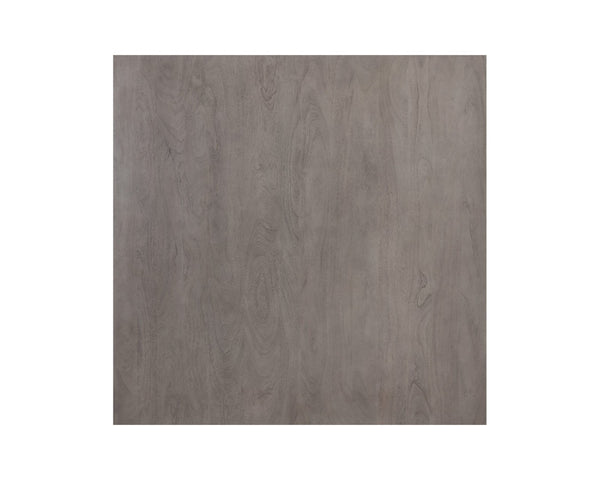 Sunpan HILBERT Coffee Table - Handcrafted Grey Acacia with Brass Trim, Unique Design for Modern Homes 110028