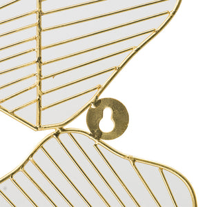 English Elm 49.2x37.4" Maple Leaf Wall Art Iron Metal Decor — Nature-Inspired Living Room Accent, Timeless Finish W2078P223143