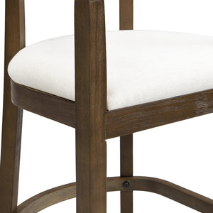 English Elm Christopher Knight Home® - Bar Stools Set Of 2 - Contemporary Rubberwood Design With Soft Upholstered Comfort For Home Bars N771P284165T
