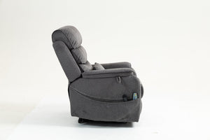 English Elm Lounge Electric Lift Chair With 180° Recline, Massage, Heating, Storage & Wireless Charging Options W547S00058
