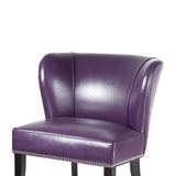 Madison Park Hilton Modern/Contemporary Armless Accent Chair FPF18-0106 Purple