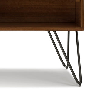 English Elm Hunter Lift Top Coffee Table with Spacious Storage, Solid Wood Veneer Finish, Handcrafted Durability Walnut B136P203459