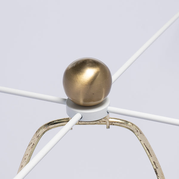 English Elm D15x26.7" White and Gold Alabaster Slab Table Lamp with Square Pedestal Base, Modern Drum Shade Elegance W2078P399246