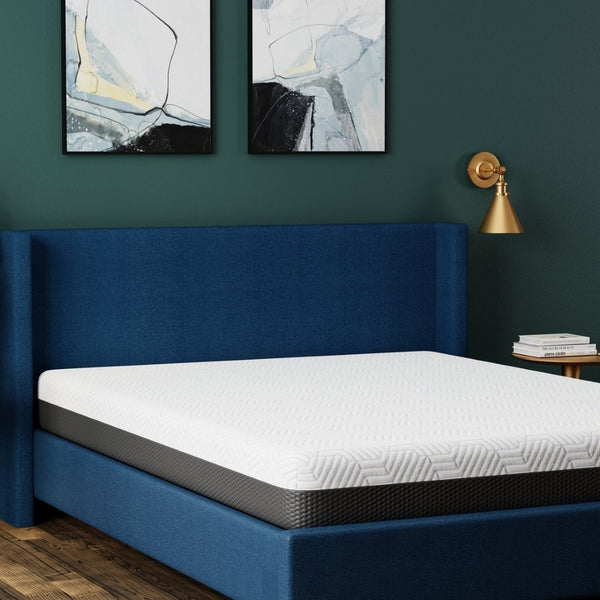 English Elm Omne Fria Full Size Firm Memory Foam Mattress with Phase Change Cooling Cover B047P316872
