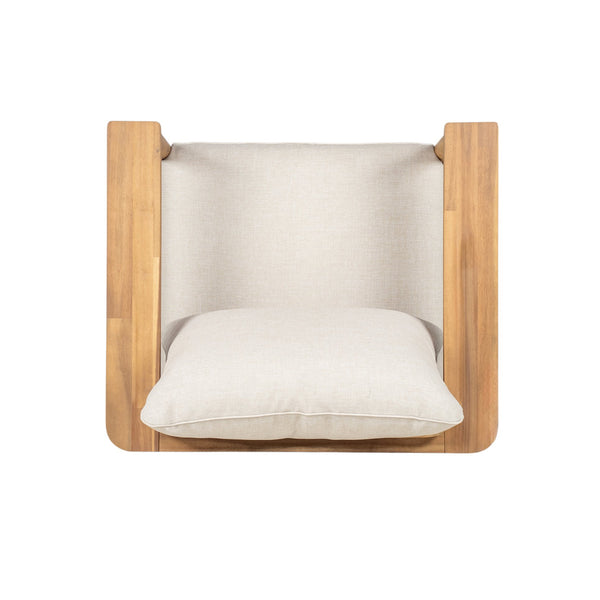 English Elm Christopher Knight Home® - Terassi Outdoor Lounge Chair - Elegant Acacia Wood Frame With Plush Cushions For Ultimate Comfort N775P248815T