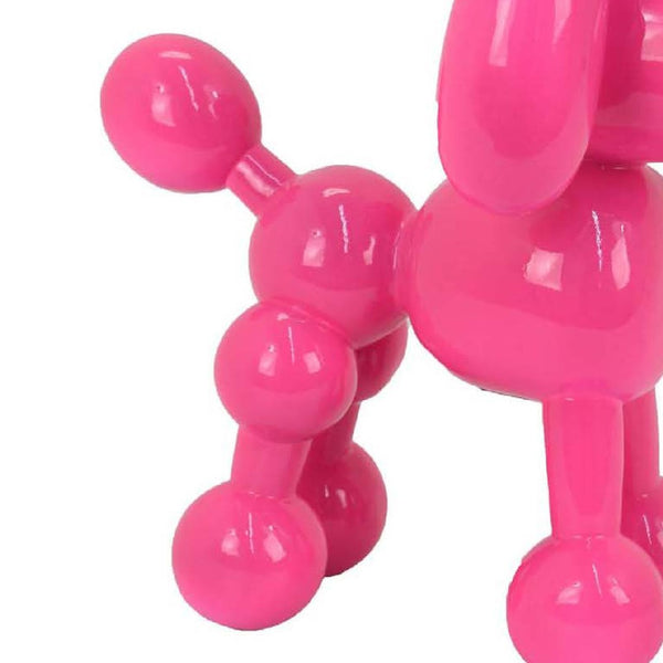 English Elm Balloon Dog Pop Art Resin Sculpture Glossy Statement Decor for Modern Eclectic Interiors B056P417008