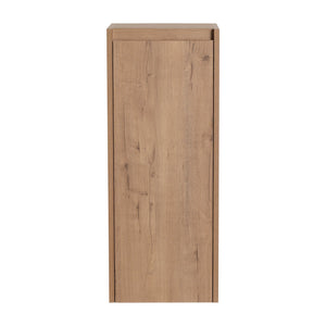 English Elm 12" Wall-Mounted Bathroom Side Cabinet with Soft-Close Hinges, Hidden Handle, Water-Resistant Finish W999P196498