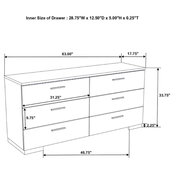 English Elm Dulcey Full Bedroom Set with Led Lighting High Gloss White Faux Leather Modern B062S01496