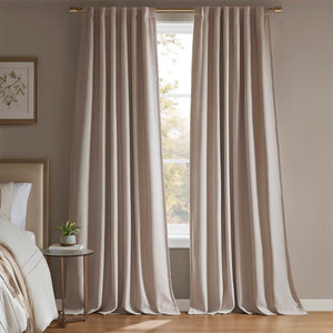 English Elm 2-pk 52x108 Inch Total Blackout Curtain Panels Noise Reducing Bedroom Theater Linen B035P496614