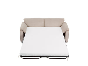 English Elm 79.13-Inch Sleeper Sofa Bed Corduroy Pull-Out Futon 3-Mode Recliner 450lb Capacity Brown Modern Comfort W820P190065