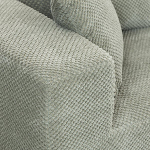 English Elm Modular Low Profile Sectional Sofa Plush Chenille Upholstery for Cozy Living Rooms W3326S00033