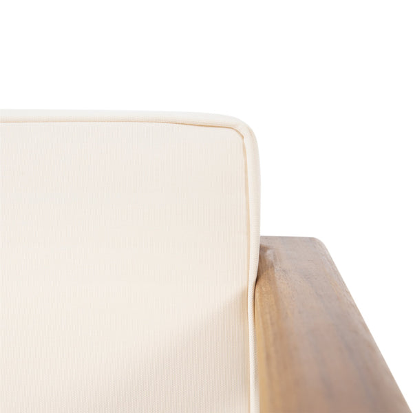 English Elm Christopher Knight Home® - ASTON Acacia Club Chair Cream – Weather-Resistant Outdoor Accent, Open Slat Seating, 400lb Capacity 68589.00CRM