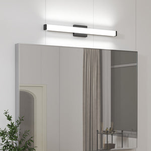 English Elm Bathroom Vanity Light Black - 33" Modern Led Light For Bright, Energy-Efficient Bathroom Illumination W2312P374951