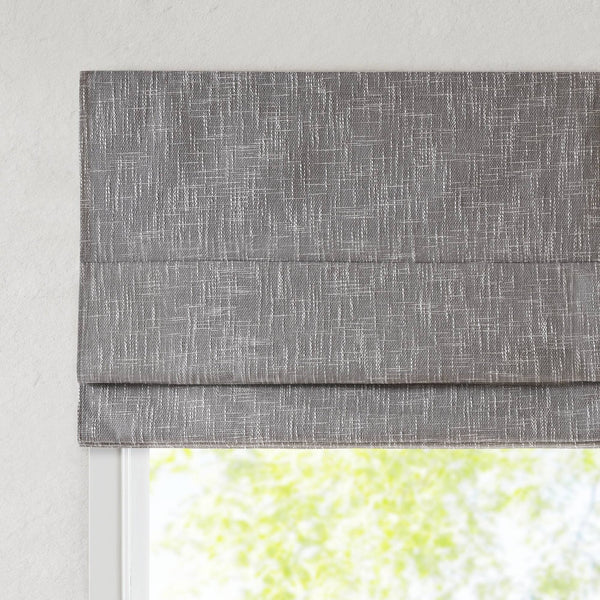 English Elm 1 Blackout Cordless Roman Shade 27x64 Inch Thermal Light-Blocking Window Treatment for Privacy Comfort Grey 4.96 L x 9.25 W x 8.07 H B035P319850