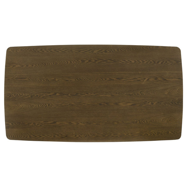 English Elm Crispin White Oak Veneer Rectangular Dining Table Seats Six for Modern Spaces B062P447971