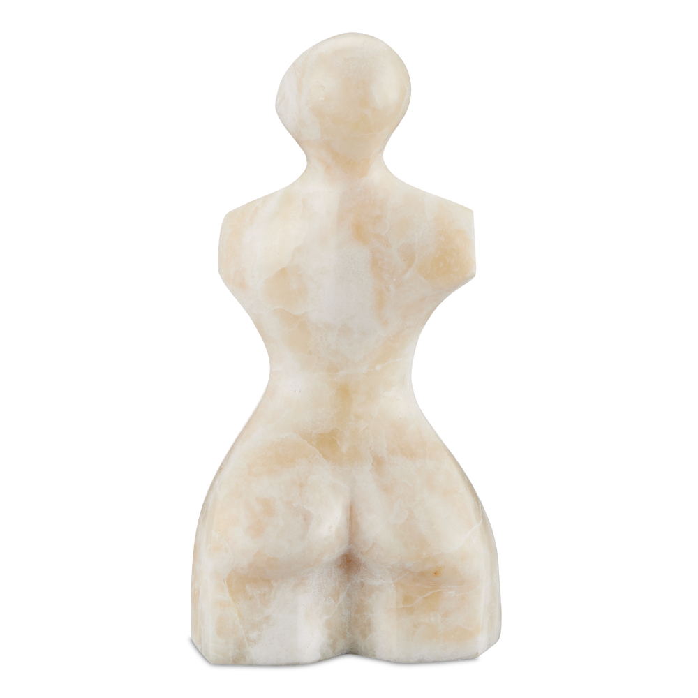 Giada Onyx Bust Sculpture - Handcrafted Modern Art Piece with Unique Natural Veining for Your Home