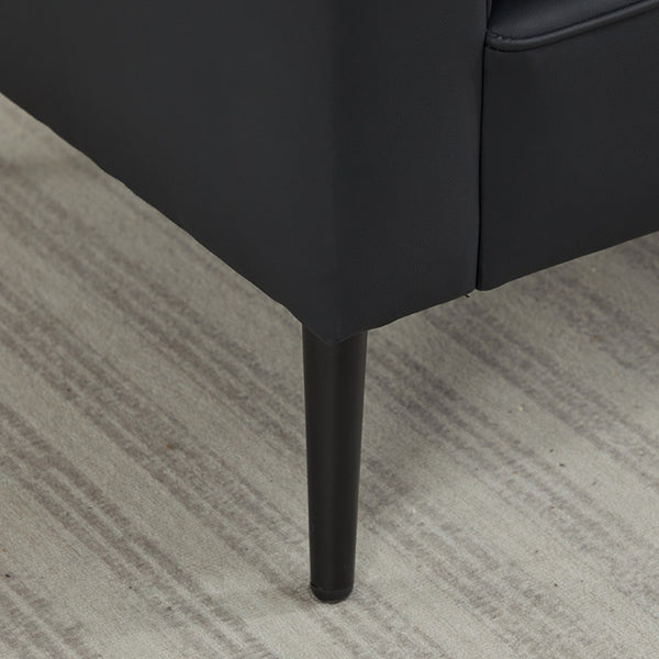 English Elm Ts Cat Paw Leather Upholstered Single Sofa Chair – Nordic Retro Design For Small Spaces & Comfort W2311P339656-GIGA