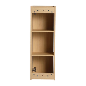 English Elm 12 Inch Oak Wall Mounted Cabinet Soft Close Door Narrow Bathroom Study Storage Unit W1972P457942