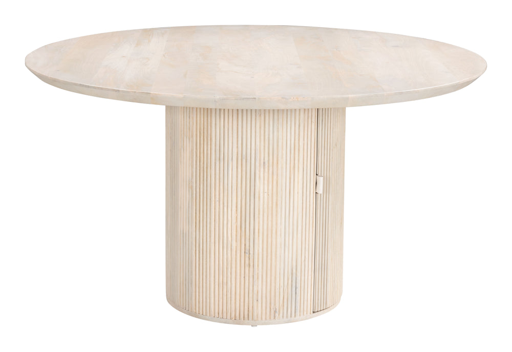 Izola Dining Table Natural 109855 Zuo Modern