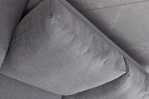 English Elm Sectional Sofa Bed - Modern Grey Space-Saving Design, Easy Assembly, And Plush Comfort For Small Spaces B205S00042-GIGA