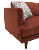 English Elm Wallace & Bay - Wallace & Bay  Jurie Red Loveseat