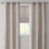 Madison Park Galen Casual Basketweave Room Darkening Cordless Roman Shade MP40-7869 Taupe