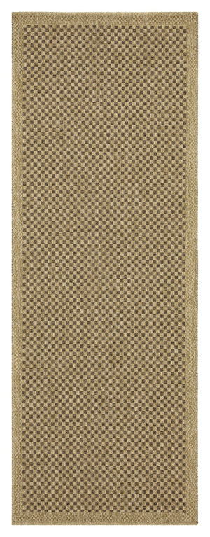 English Elm Earth Jute/Mocha 5'3" X 7'3" Versatile Indoor/Outdoor Area Rug - Durable, Easy-Care & Stylish! B186P198824