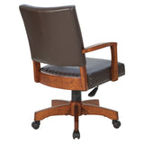 OSP Home Furnishings Deluxe Wood Bankers Chair Espresso