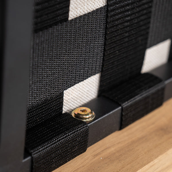 English Elm Christopher Knight Home® - Verona Outdoor Acacia Wood Loveseat With Beige Cushion & Black Rope Accents For Stylish Patios N775P309257B