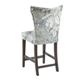 Madison Park Connie Transitional Counterstool MP104-0768 Blue Multi